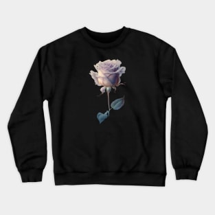 Rose In Watercolor Crewneck Sweatshirt